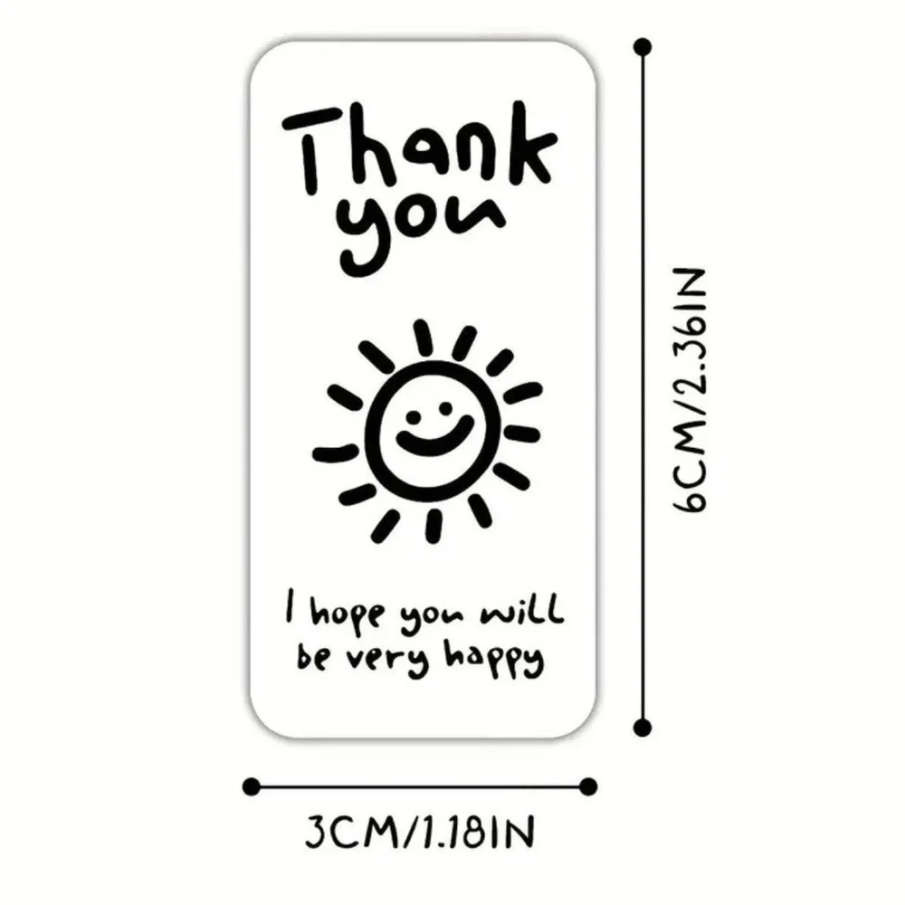 24 Thank You Stickers!